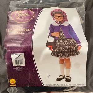 Kids grandma costume worn once